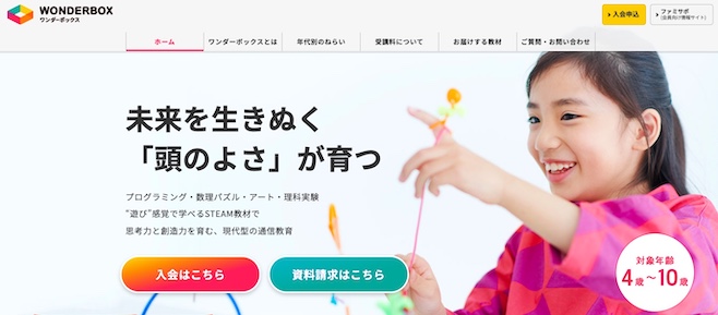 ワンダーボックス　ヘッダー