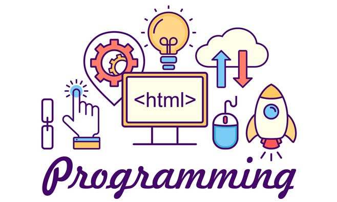 programming html ロケット 電球