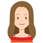 女性 顔アイコン
