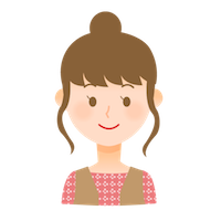 若い女性 顔アイコン