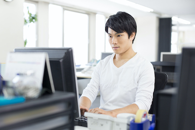 男性 パソコン 勉強