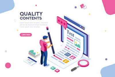 男性 大きなペン テキスト 虫眼鏡