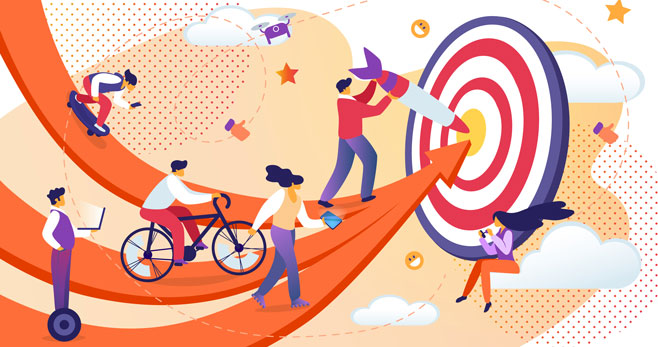 ゴール イメージ イラスト